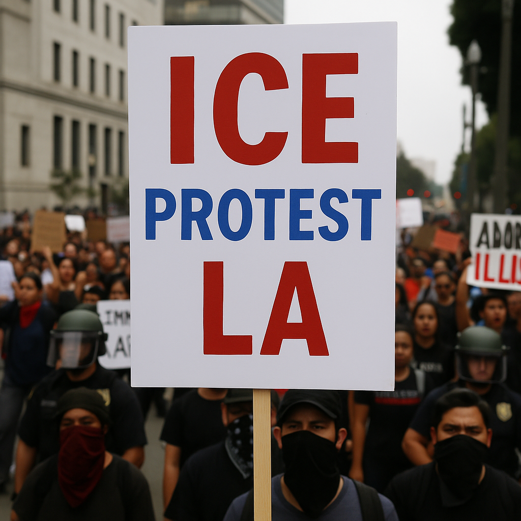 ICE protest LA