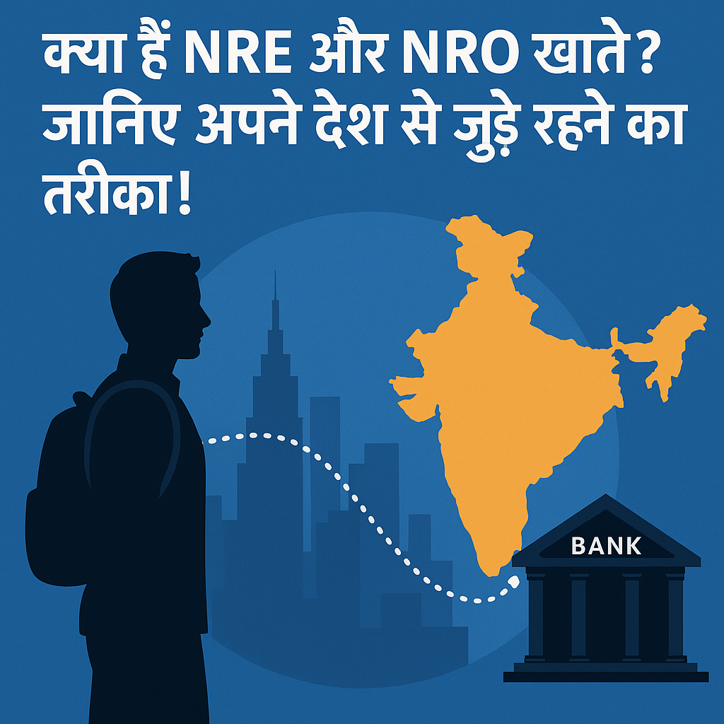 An Indian residing and working outside the country connected with India through NRE and NRO accounts