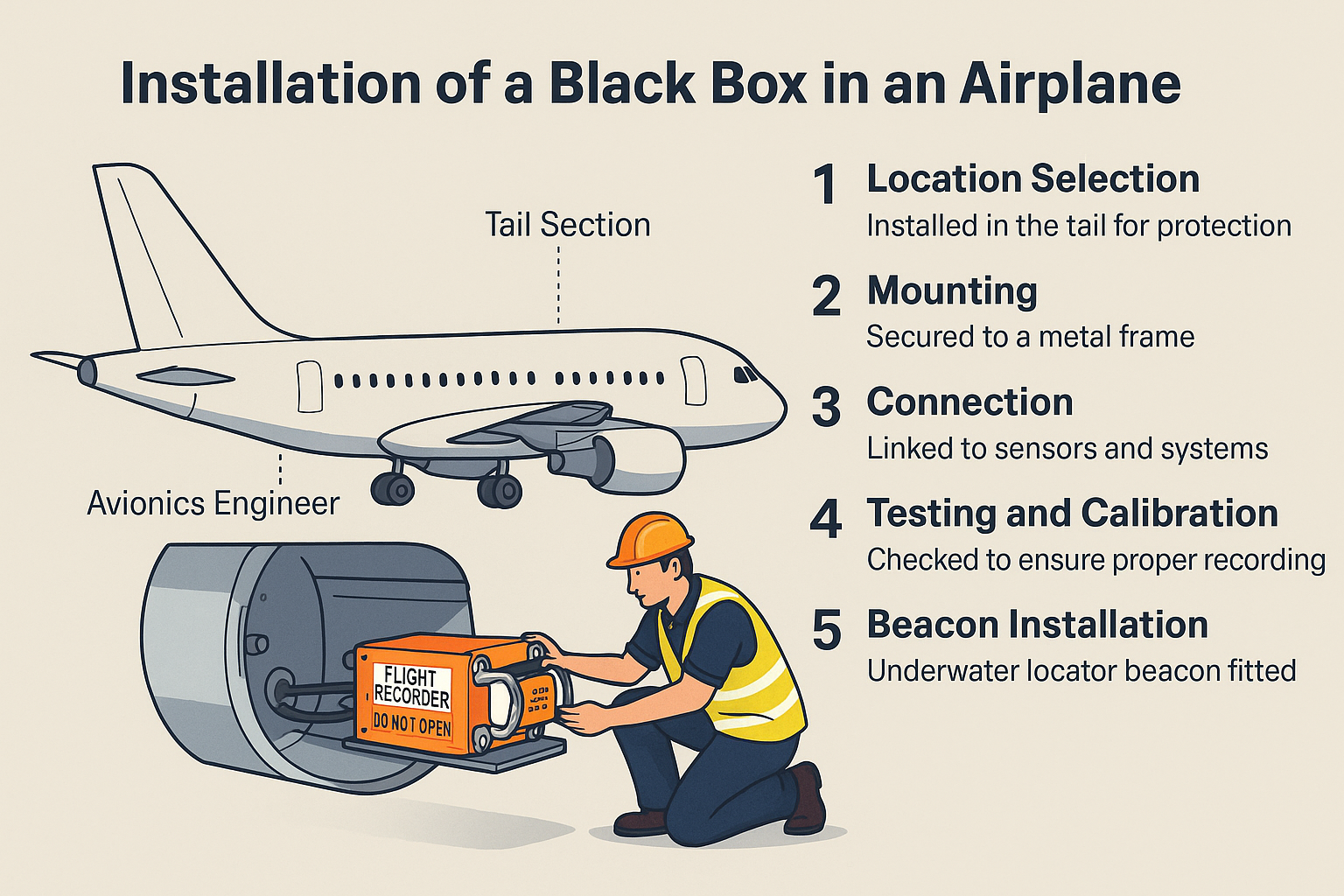 Installation of black