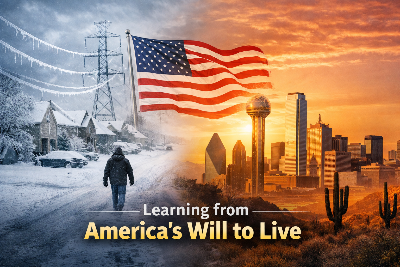 Learning from America’s Indomitable Will to Live 16 Texas snowfall showing America’s will to live and resilience against extreme weather