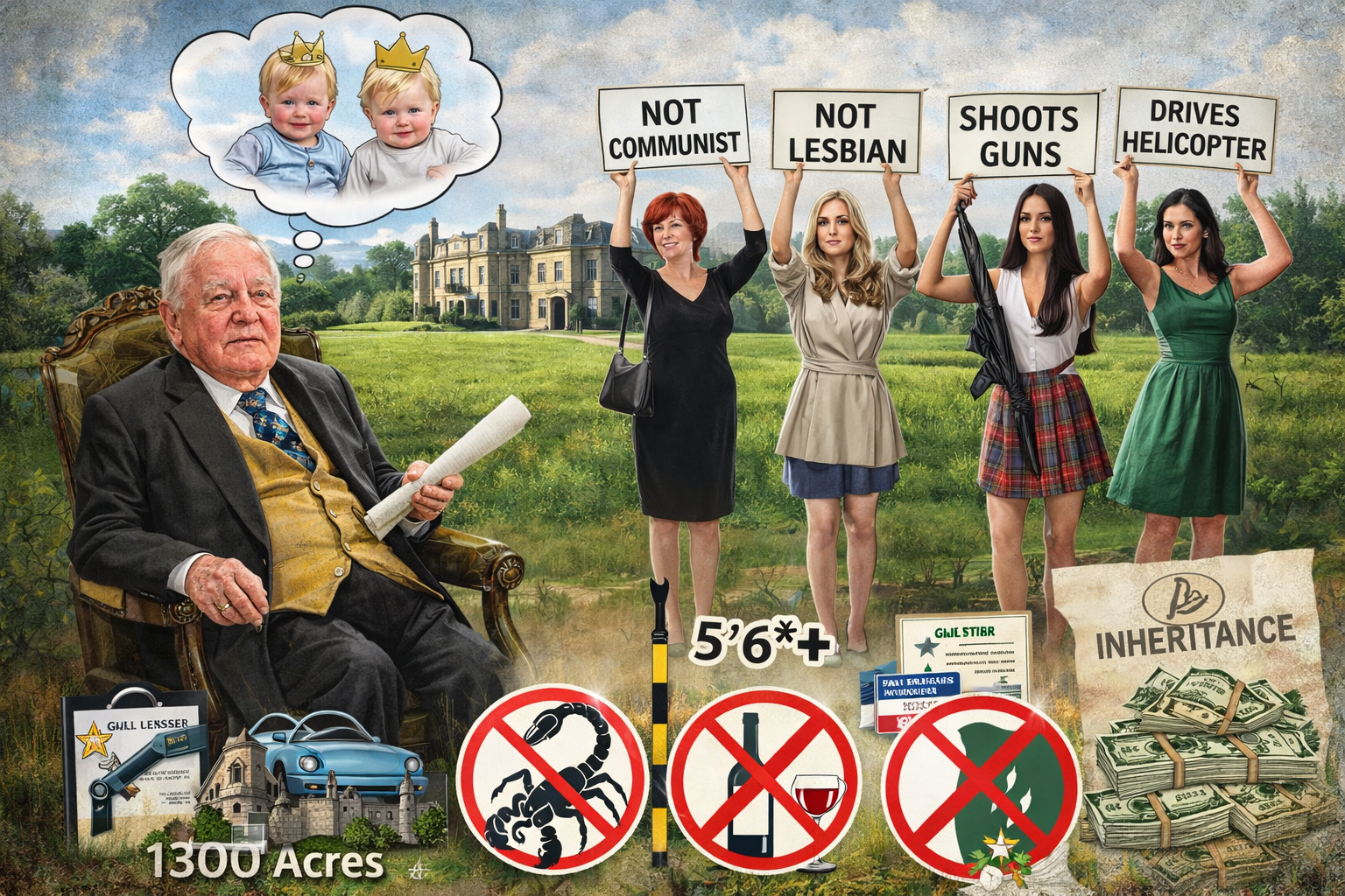 79 साल का British Multimillionaire और Waris Search: अजीब शादी की शर्तें 10 British multimillionaire waris search image showing inheritance, strange marriage conditions and heir hunt